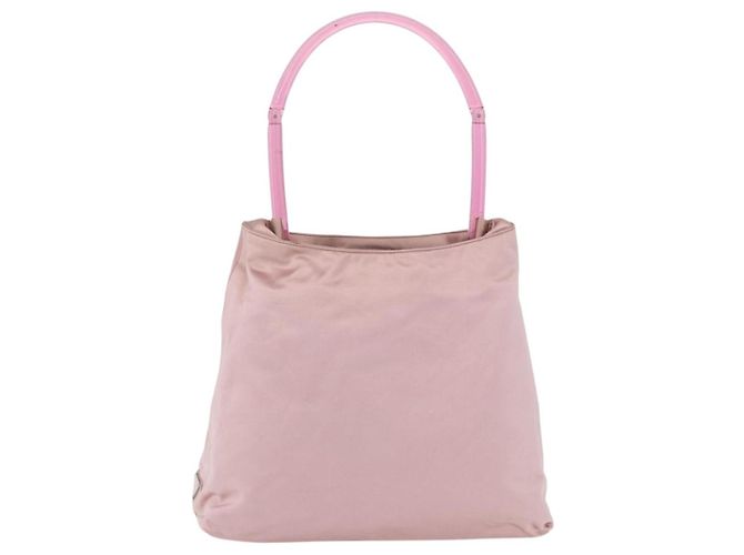 PRADA Schultertasche Satin Pink Auth 201126A - Ansicht 13