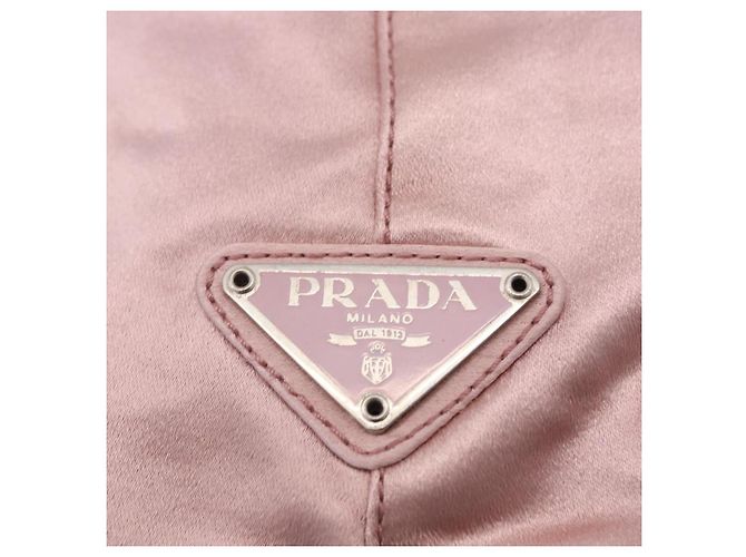 PRADA Schultertasche Satin Pink Auth 201126A - Ansicht 19