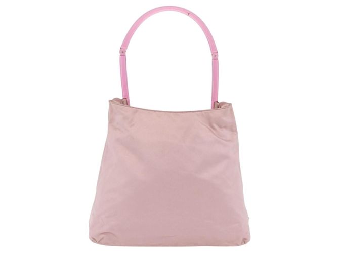 PRADA Schultertasche Satin Pink Auth 201126A - Ansicht 2