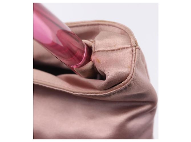 PRADA Schultertasche Satin Pink Auth 201126A - Ansicht 21