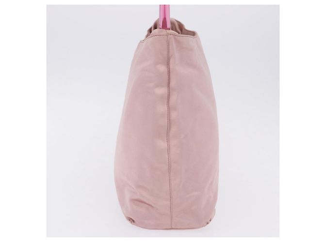 PRADA Schultertasche Satin Pink Auth 201126A - Ansicht 3