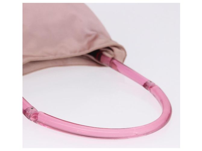 PRADA Schultertasche Satin Pink Auth 201126A - Ansicht 7