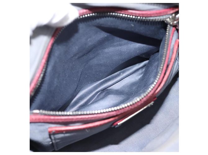 Borsa Miu Miu Vitellolux in pelle 2way Rosa Argento Auth 202584V - vista 25