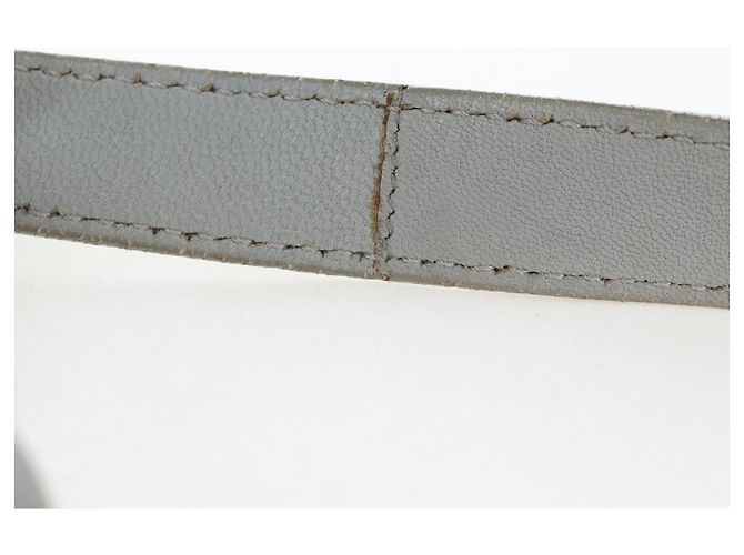 Miu Miu Handtasche Leder 2way Grau Gold Authentisch 196873A Braun Golden - Ansicht 17