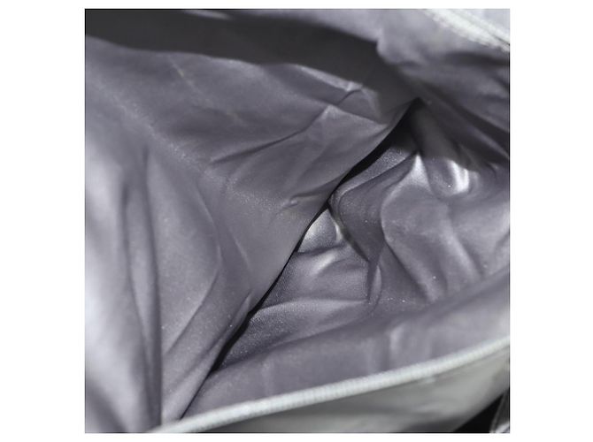 Borsa a tracolla CHANEL COCO Mark Punching in pelle 2way Silver CC Auth 197660 Argento - vista 24