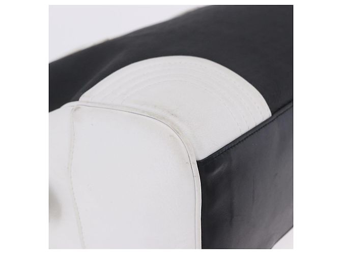 Borsa a mano LOEWE Anagram PVC Leather Black White Auth ka6073 Nero Bianco - vista 14