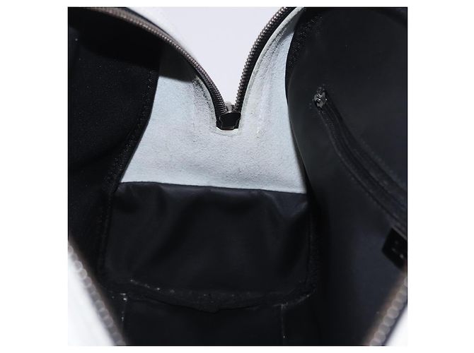 Borsa a mano LOEWE Anagram PVC Leather Black White Auth ka6073 Nero Bianco - vista 21