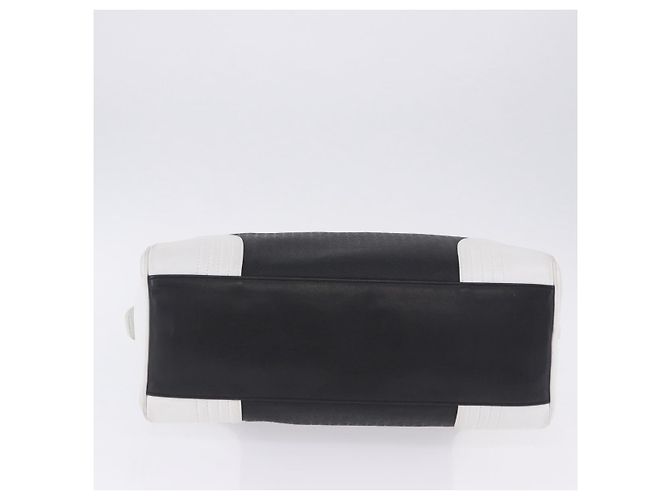 Borsa a mano LOEWE Anagram PVC Leather Black White Auth ka6073 Nero Bianco - vista 5