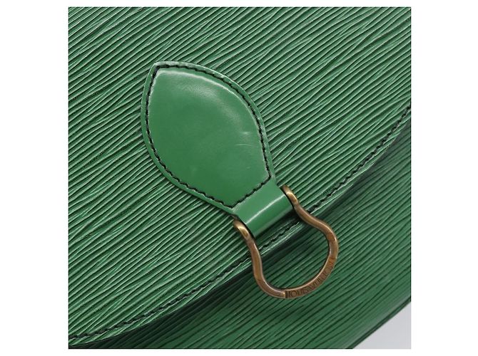 LOUIS VUITTON Epi Saint Cloud GM Shoulder Bag Green M52194 LV Auth 202945 - view 18