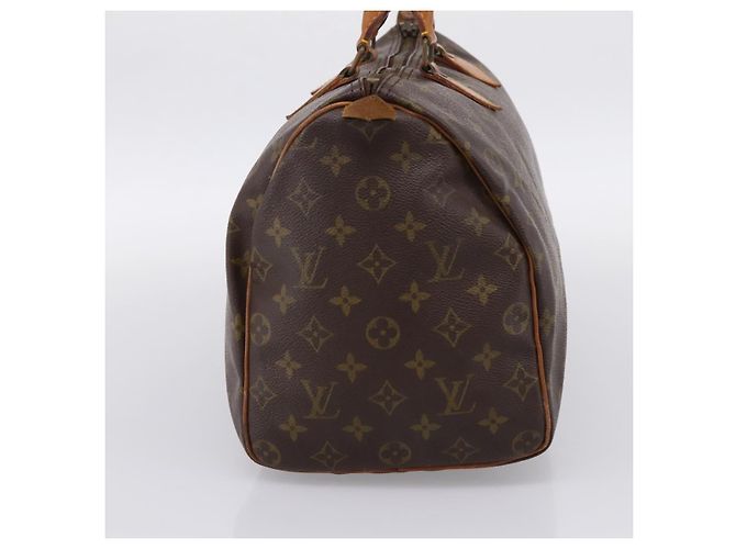 LOUIS VUITTON Monogram Speedy 35 Hand Bag M41524 LV Auth 200441A Monogramma - vista 3