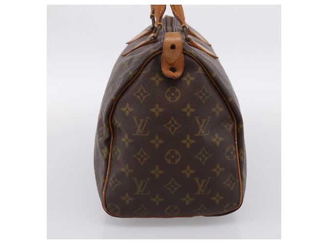 LOUIS VUITTON Monogram Speedy 35 Hand Bag M41524 LV Auth 200441A Monogramma - vista 4
