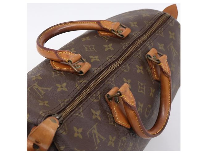 LOUIS VUITTON Monogram Speedy 35 Hand Bag M41524 LV Auth 200441A Monogramma - vista 6