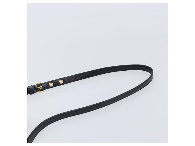 Borsa Miu Miu Vitellolux Matelassé in pelle 2way Nero Tono Oro Auth 202629V - vista 15