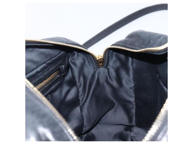 Borsa Miu Miu Vitellolux Matelassé in pelle 2way Nero Tono Oro Auth 202629V - vista 22