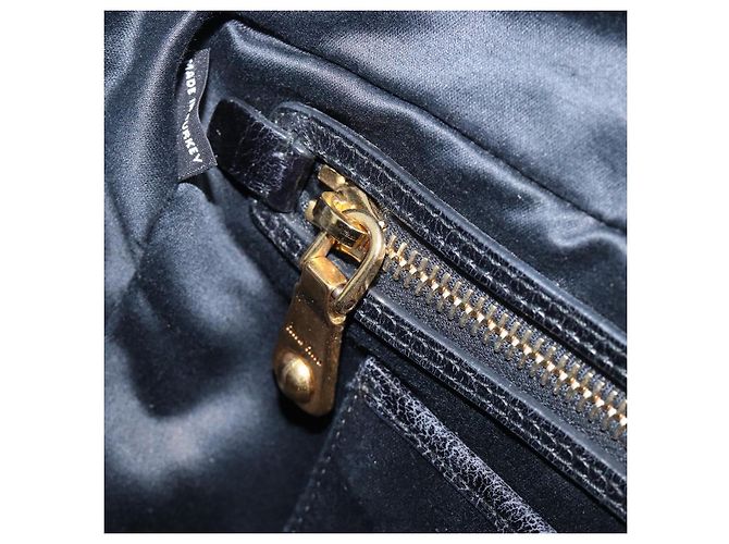 Borsa Miu Miu Vitellolux Matelassé in pelle 2way Nero Tono Oro Auth 202629V - vista 24