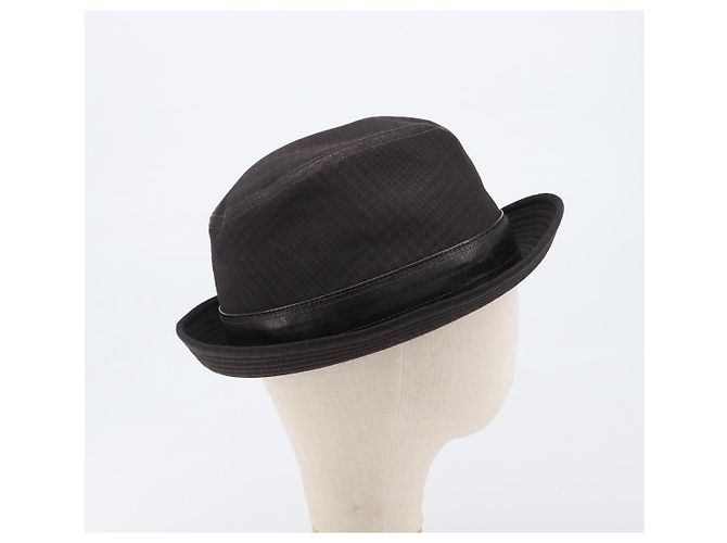 Hermès HERMES Fischerhut Wolle Schwarz Auth bs36965 - Ansicht 4