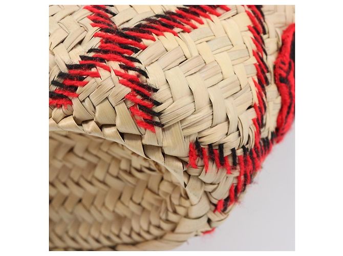 LOEWE Körbtasche aus Raffia William D. Morgan Collaboration Beige Auth BA15634SAM Golden - Ansicht 16