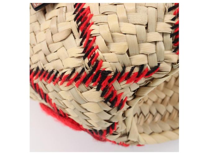 LOEWE Körbtasche aus Raffia William D. Morgan Collaboration Beige Auth BA15634SAM Golden - Ansicht 17