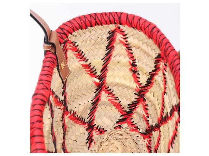LOEWE Körbtasche aus Raffia William D. Morgan Collaboration Beige Auth BA15634SAM Golden - Ansicht 23