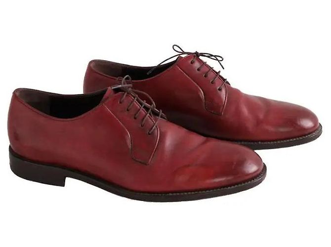 Salvatore Ferragamo Scarpe stringate bordeaux Bordò - vista 3