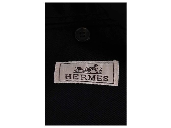 Fato Hermès de lã azul - vista 5