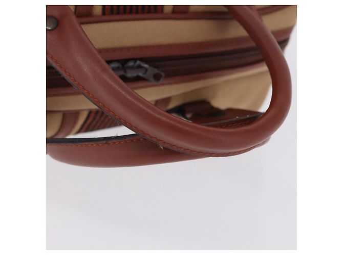 Autre Marque Borsa a mano SAINT LAURENT Canvas Beige Brown Auth ka6114 Marrone - vista 10