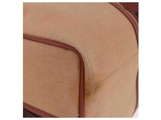 Autre Marque Borsa a mano SAINT LAURENT Canvas Beige Brown Auth ka6114 Marrone - vista 15