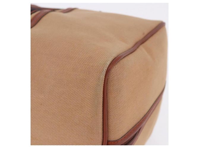 Autre Marque Borsa a mano SAINT LAURENT Canvas Beige Brown Auth ka6114 Marrone - vista 18