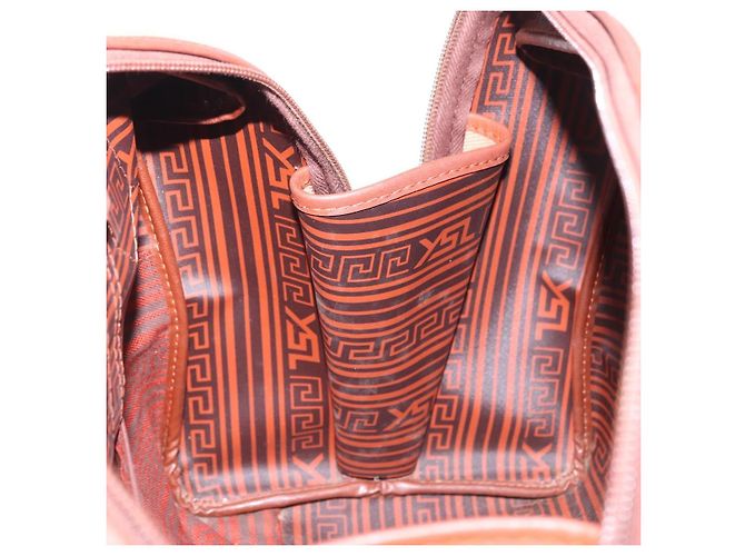 Autre Marque Borsa a mano SAINT LAURENT Canvas Beige Brown Auth ka6114 Marrone - vista 21