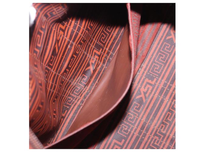 Autre Marque Borsa a mano SAINT LAURENT Canvas Beige Brown Auth ka6114 Marrone - vista 23