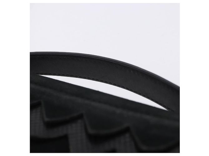 Borsa Salvatore Ferragamo Gancini in camoscio 2way nera tono oro Auth ka6147 Nero - vista 14