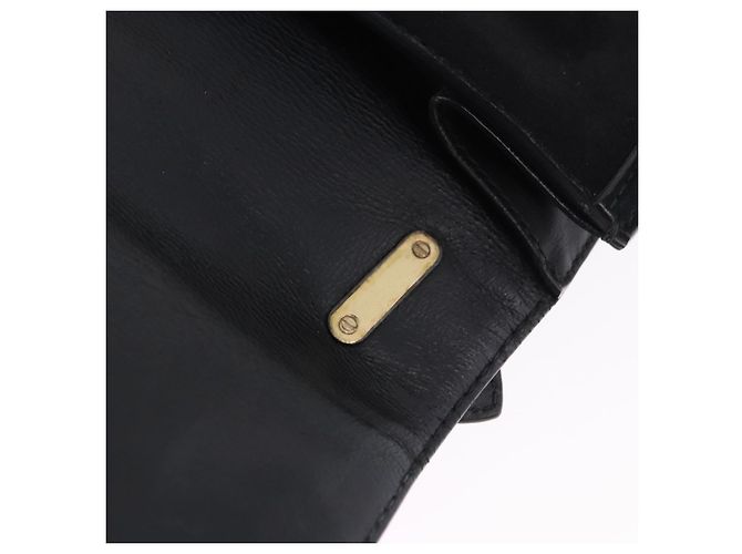 Borsa Salvatore Ferragamo Gancini in camoscio 2way nera tono oro Auth ka6147 Nero - vista 21