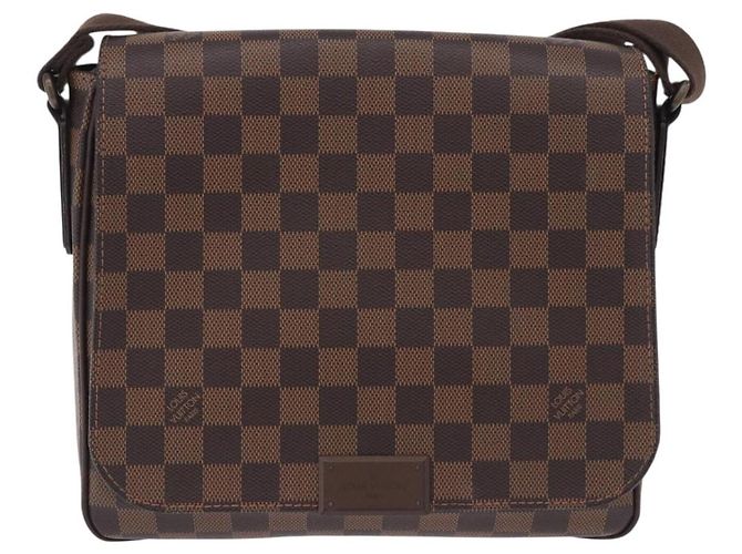 LOUIS VUITTON Damier Ebene District PM Shoulder Bag N41213 LV Auth 201434V - vista 13