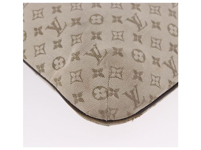 Borsa Tote 2 vie LOUIS VUITTON Monogram Mini Francoise Khaki M92209 LV Auth fm5439 Cachi - vista 18