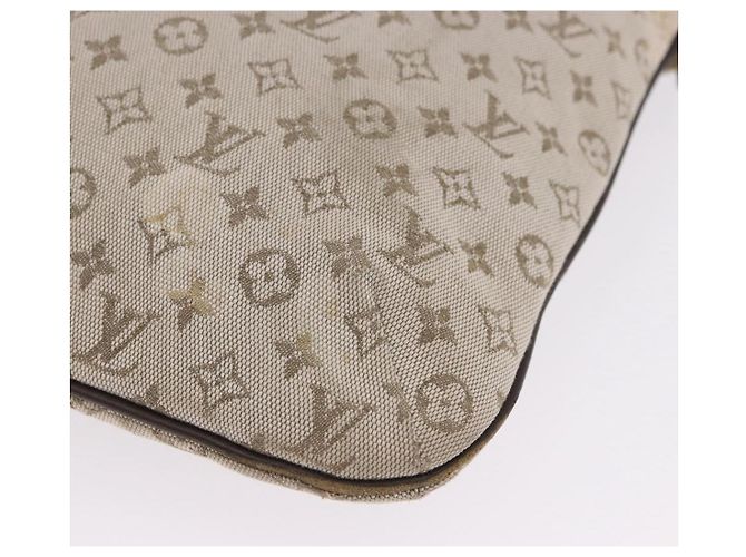 Borsa Tote 2 vie LOUIS VUITTON Monogram Mini Francoise Khaki M92209 LV Auth fm5439 Cachi - vista 19