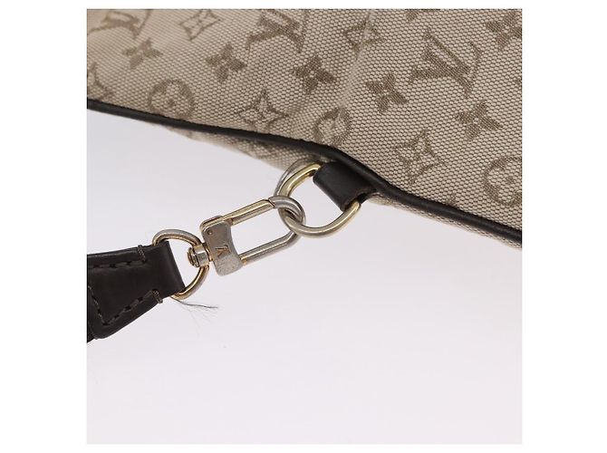Borsa Tote 2 vie LOUIS VUITTON Monogram Mini Francoise Khaki M92209 LV Auth fm5439 Cachi - vista 20