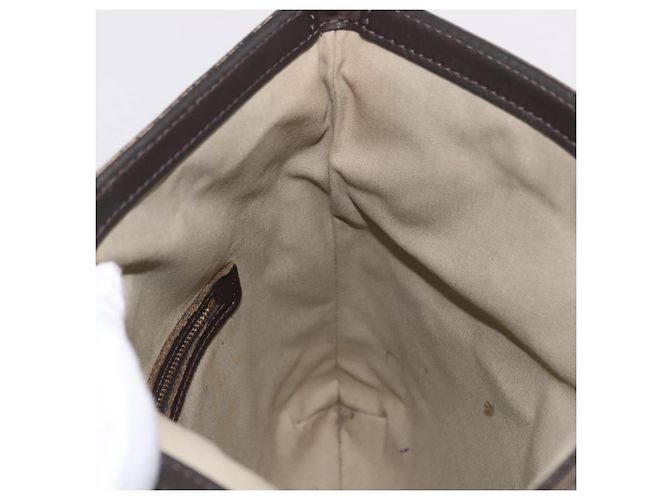 Borsa Tote 2 vie LOUIS VUITTON Monogram Mini Francoise Khaki M92209 LV Auth fm5439 Cachi - vista 23