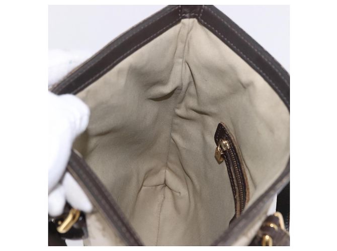 Borsa Tote 2 vie LOUIS VUITTON Monogram Mini Francoise Khaki M92209 LV Auth fm5439 Cachi - vista 24