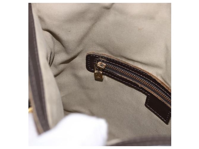 Borsa Tote 2 vie LOUIS VUITTON Monogram Mini Francoise Khaki M92209 LV Auth fm5439 Cachi - vista 25