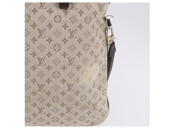 Borsa Tote 2 vie LOUIS VUITTON Monogram Mini Francoise Khaki M92209 LV Auth fm5439 Cachi - vista 3