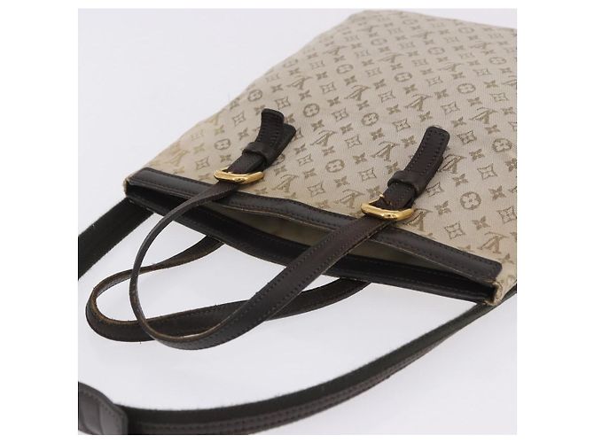 Borsa Tote 2 vie LOUIS VUITTON Monogram Mini Francoise Khaki M92209 LV Auth fm5439 Cachi - vista 7
