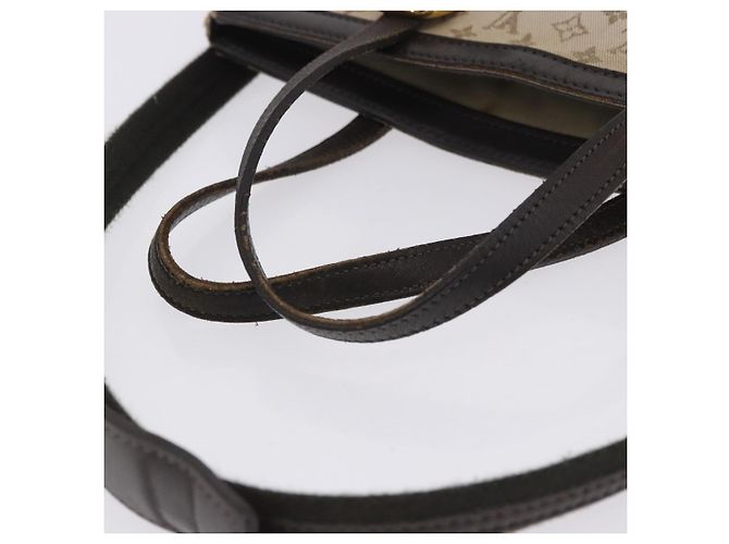 Borsa Tote 2 vie LOUIS VUITTON Monogram Mini Francoise Khaki M92209 LV Auth fm5439 Cachi - vista 8