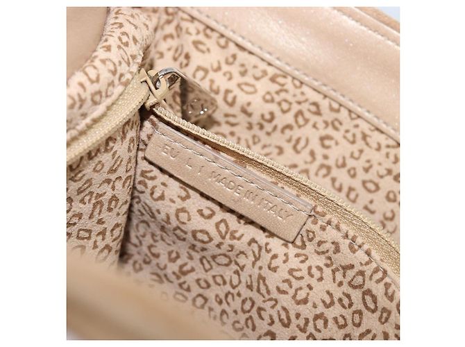 Borsa CARTIER PANTHERE Suede Beige Silver Auth 201200V Argento - vista 12