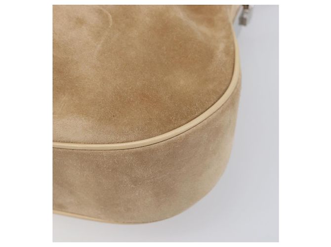 Borsa CARTIER PANTHERE Suede Beige Silver Auth 201200V Argento - vista 15