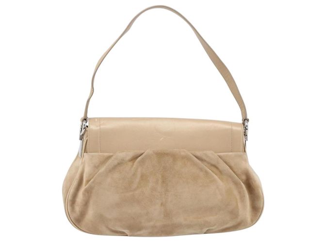 Borsa CARTIER PANTHERE Suede Beige Silver Auth 201200V Argento - vista 2