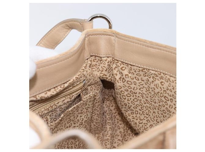 Borsa CARTIER PANTHERE Suede Beige Silver Auth 201200V Argento - vista 22