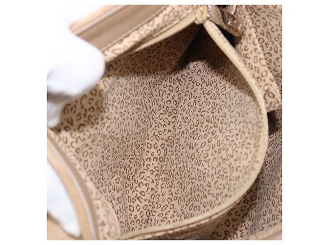 Borsa CARTIER PANTHERE Suede Beige Silver Auth 201200V Argento - vista 25