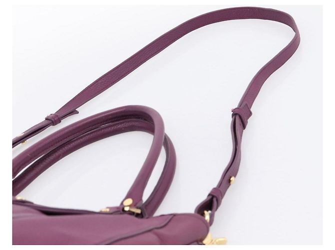 Borsa TORY BURCH in pelle 2way Viola Tono Oro Auth 203348A Porpora - vista 14