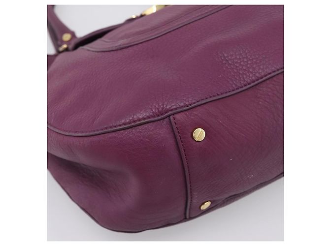 Borsa TORY BURCH in pelle 2way Viola Tono Oro Auth 203348A Porpora - vista 15
