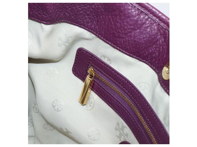 Borsa TORY BURCH in pelle 2way Viola Tono Oro Auth 203348A Porpora - vista 22